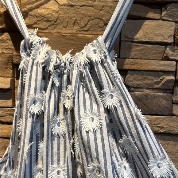 Roller Rabbit Daisy Stripe Dhara Top NWT Sz XL - Picture 2 of 5